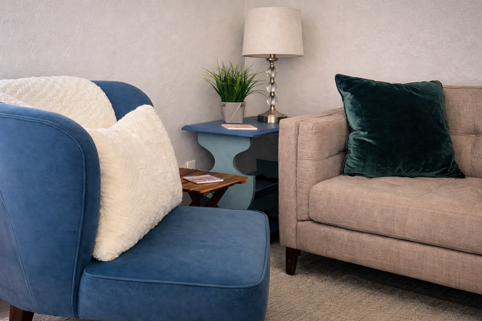 photo of a therapist office, Rebecca Graves EMDR therapist